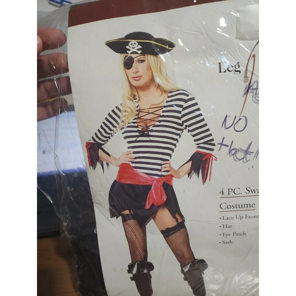 XX 83059 Swashbuckler Pirate Sexy Woman Costume Leg Avenue Dress Only